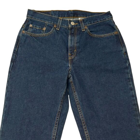 Levi's 505 Jeans Womens 8/M Blue Lower Rise Straight Leg Medium Wash American - Picture 2 of 11